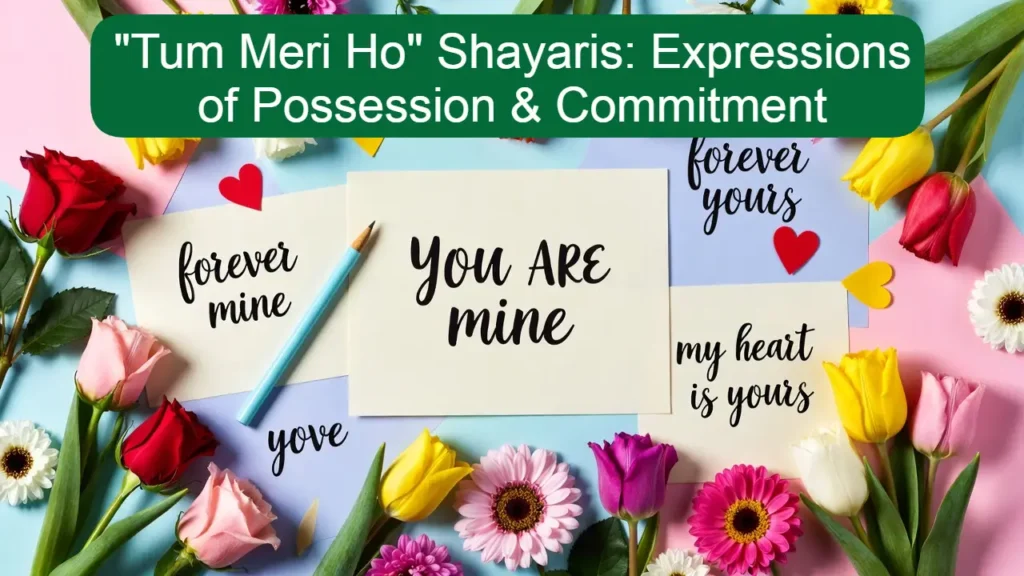 "Tum Meri Ho" Shayaris: Expressions of Possession & Commitment