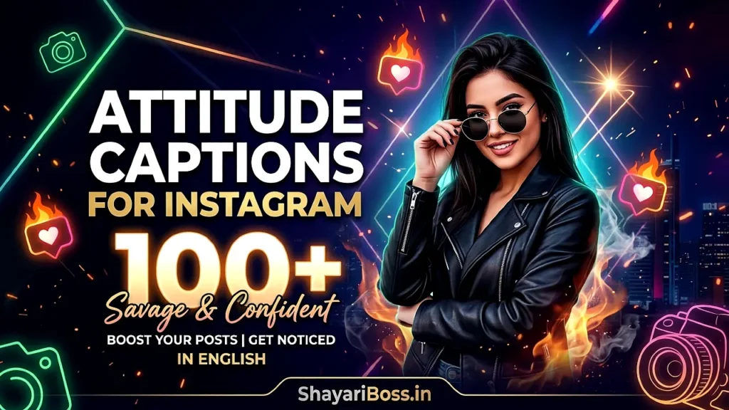 Attitude Caption for Instagram in English – 100+ Savage & Confident Captions