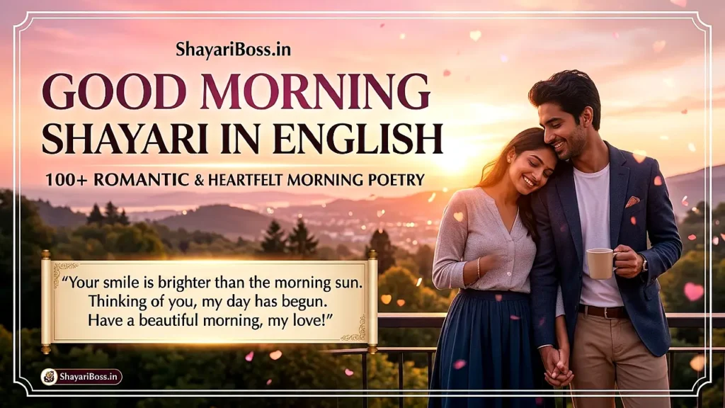 Good Morning Shayari in English – 100+ Romantic & Heartfelt Morning Poetry