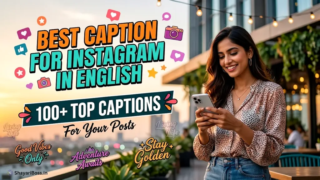 Best Caption for Instagram in English – 100+ Top Captions for Your Posts