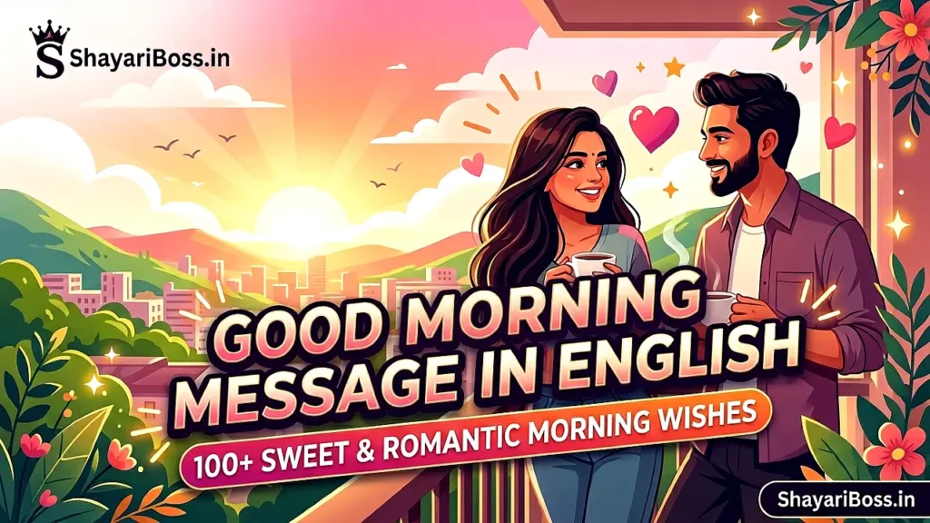 Good Morning Message in English – 100+ Sweet & Romantic Morning Wishes
