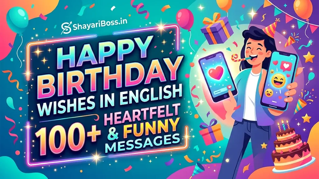 Happy Birthday Wishes in English – 100+ Heartfelt & Funny Birthday Messages