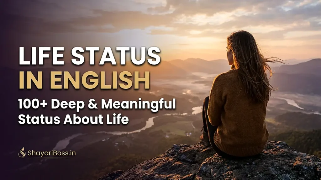 Life Status in English – 100+ Deep & Meaningful Status About Life